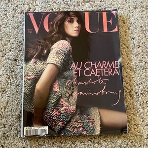Paris Vogue December 2007/January 2008 Charlotte Gainsbourg Issue 883 y2k French